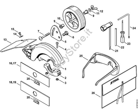Riparo, utensili, accessorio a richiesta FC 55 FC 55 brand Stihl